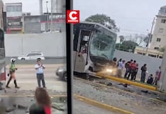 Choque entre buses del Metropolitano cerca de estación Ricardo Palma genera congestión (VIDEO)
