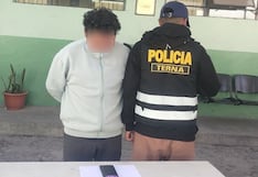 Detienen a presunto vendedor de celulares robados en centro comercial en Arequipa