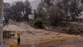 Chosica: reportan caída de huaico en Santa Eulalia tras activación de quebradas por lluvias 