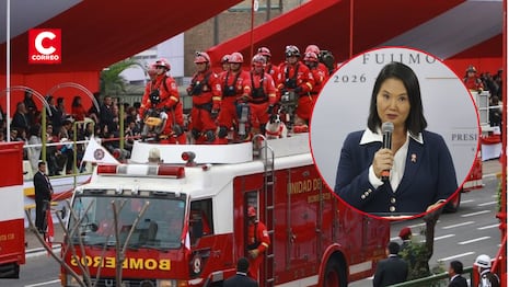 Oficina de Keiko Fujimori promete revertir exclusión de bomberos en la Parada Militar y Desfile Cívico