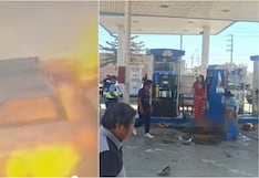 Ica: auto explotó en grifo y copiloto sufrió graves quemaduras en su cuerpo