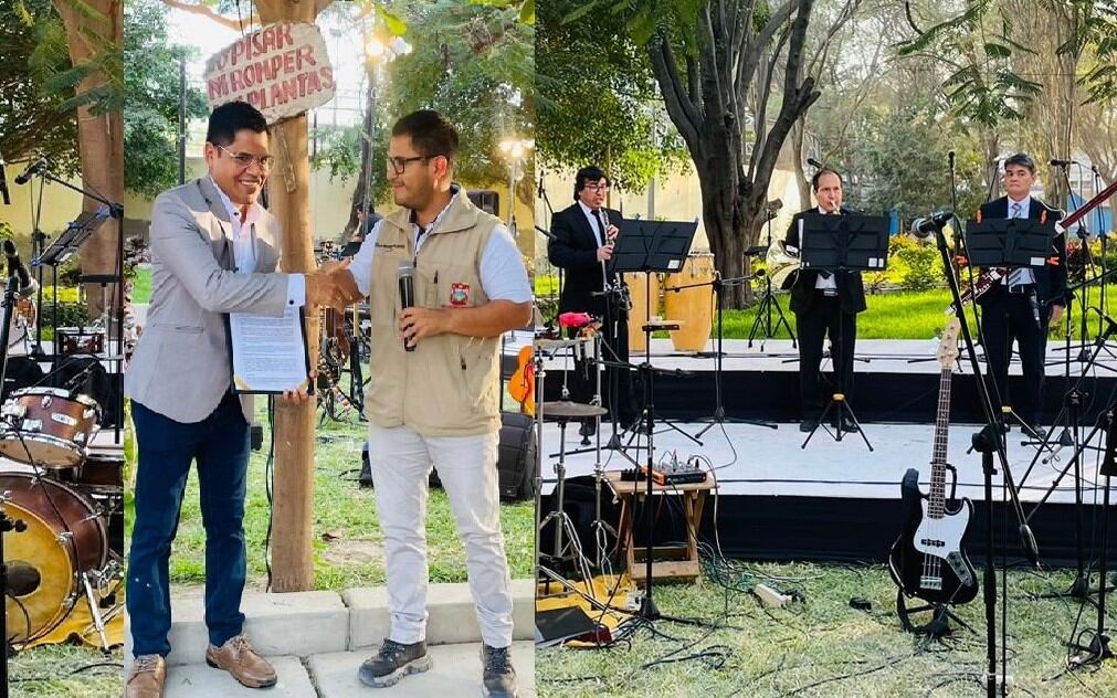 Cristhian Edward Aguilar fue reconocido durante el Día Internacional de Músico.