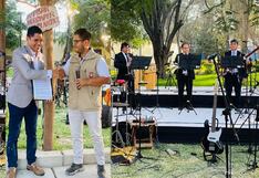 Reconocen a cantante piurano en evento “Voces y Vientos en el Jardín”