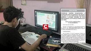 Minedu oficializa clases virtuales en Lima y Callao hasta el 14 de marzo por crisis de combustible