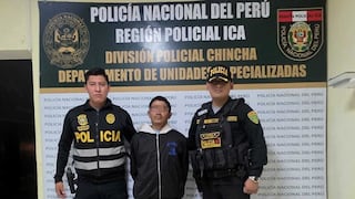Chincha: atrapan a sujeto con doble requisitoria por hurto agravado