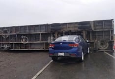 La Libertad: Lluvia provocó tres accidentes en la Panamericana