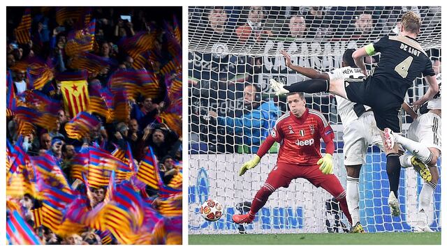 Hinchas del Barcelona celebraron el gol con el que Ajax eliminó a Cristiano Ronaldo de la Champions (VIDEO)