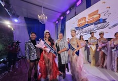 Coronan a Valeria Fernanda Baquerizo Quispe como reina del 85° aniversario de Nasca