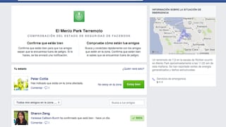 Facebook presenta Safety Check: Una herramienta para comunicarte en un desastre natural