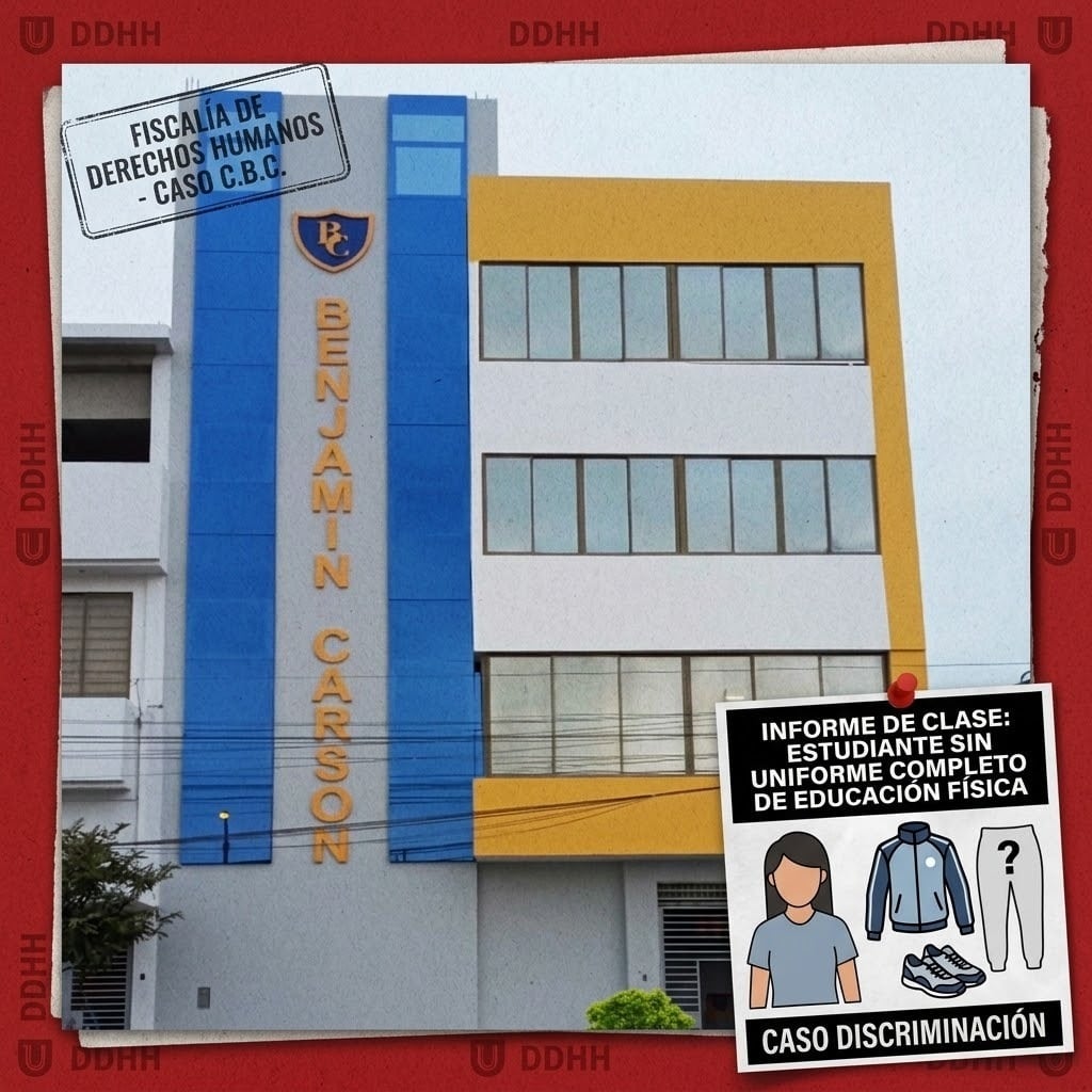Retiró del plantel a una escolar de 14 años debido a que no portaba uniforme completo de Educación Física. (Foto: Ministerio Público - Distrito Fiscal de La Libertad)