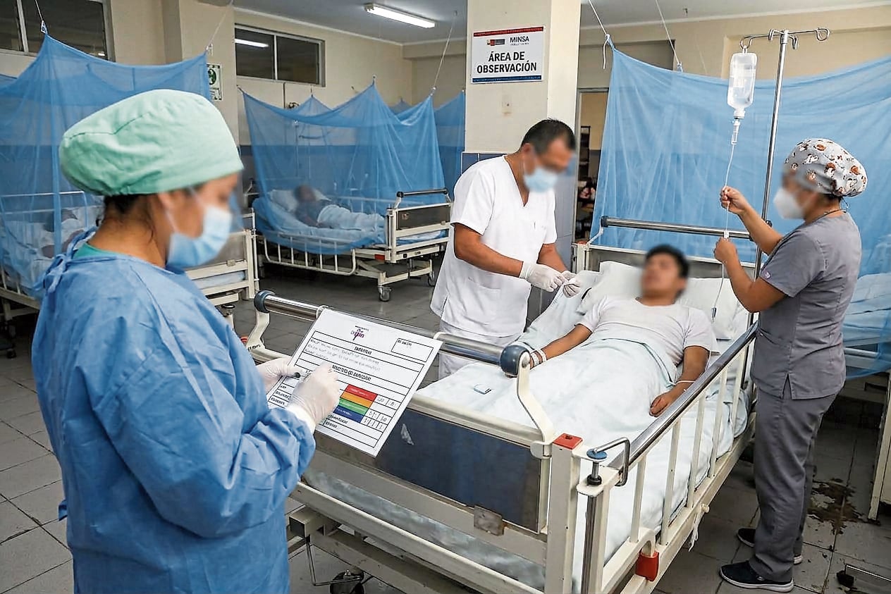 Dengue lleva a lambayecanos a hospitalizarse. Foto: Composición Correo Lambayeque- Gemini.