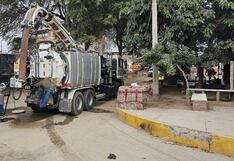 Piura: Inician mantenimiento de alcantarillado con máquina de balde en Catacaos