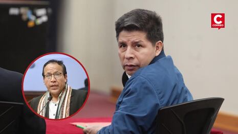 Pedro Castillo anuncia en pleno juicio la precandidatura de Roberto Sánchez por Juntos por el Perú