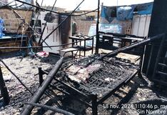 Ica: incendio devasta los hogares de hasta cinco niños en La Tierra Prometida
