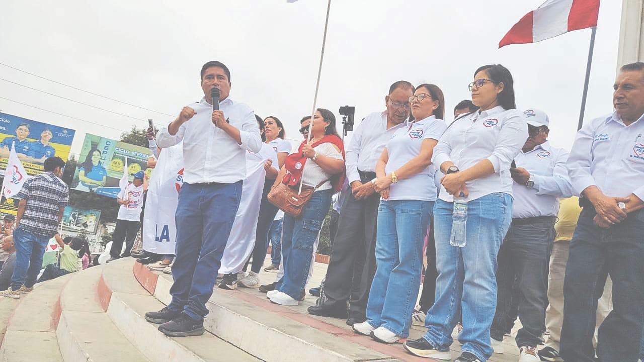 Candidato de Somos Perú al GORE La Libertad es investigado por presunto peculado de uso, pero dice que es infundado y anuncia que de ser elegido priorizará salud y lucha contra el crimen.