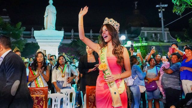Piura: Miss Grand 2023 Luciana Fuster deslumbró con su belleza en Catacaos