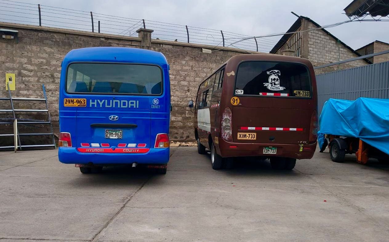 Buses informales fueron internados en depósito municipal de Arequipa (Foto: MPA)
