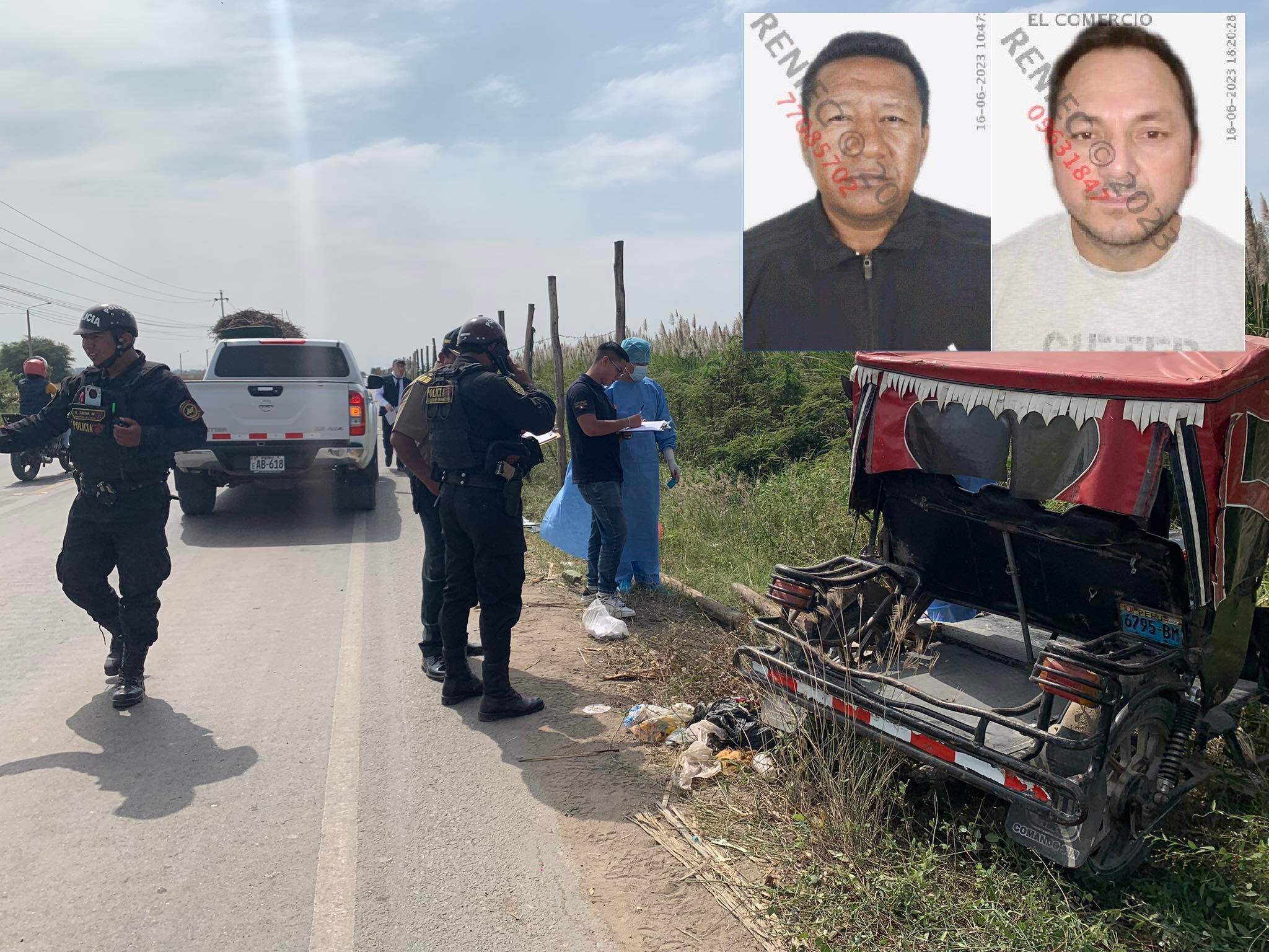 Dos personas fallecieron en distintos accidentes de carretera.