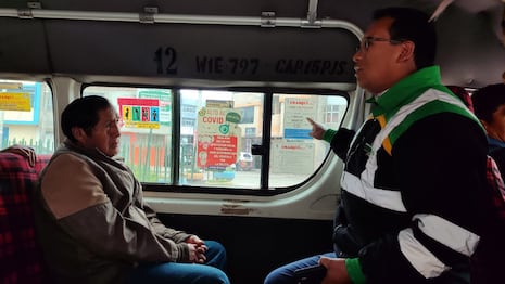 Huancayo: Inspeccionan que tarifario de pasajes se coloque de manera obligatoria en el transporte público