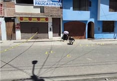 Delincuentes asesinan a balazos a hombre frente a su hijo en Arequipa (VIDEO)