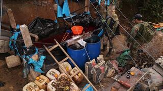 Junín: Ejército destruye poza de maceración en operativo antidrogas en Río Tambo