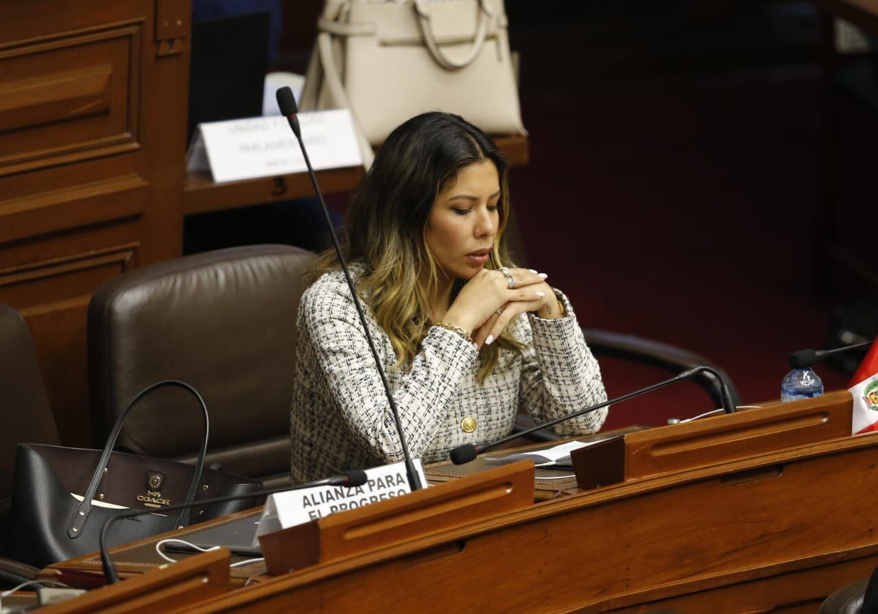 Rosselli Amuruz, tercera vicepresidenta del Congreso. (Foto: GEC)