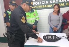 Nasca: Policía recupera 2 mil soles olvidados en taxi colectivo y lo entrega a propietaria