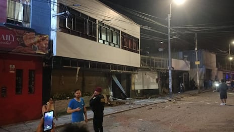 Detonan aparato explosivo en local de eventos en Trujillo (VIDEO)