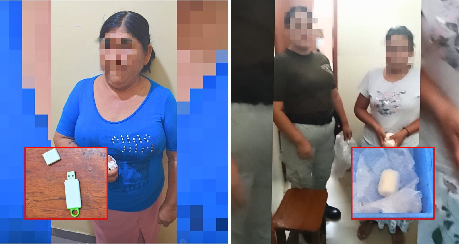 Mujeres intentaron ingresar objetos y sustancias prohibidas a penales de Chimbote y Miguel Castro Castro. Foto: INPE.