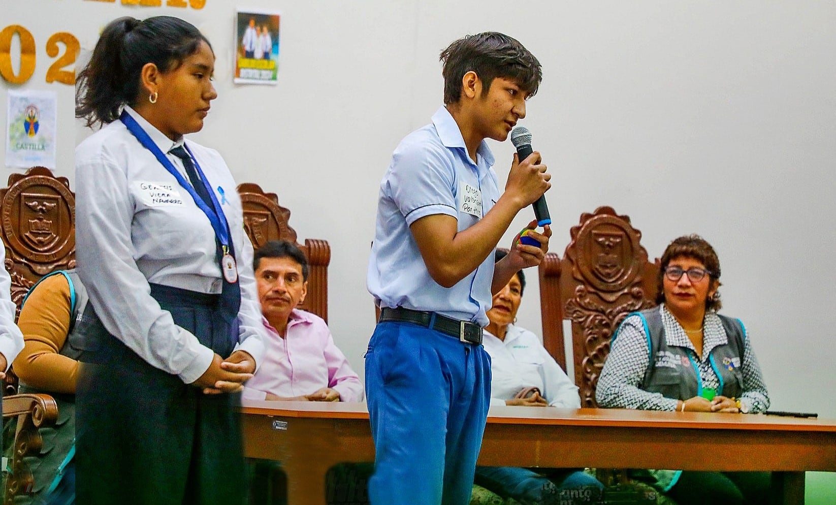 En la semana de la Juventud, la UGEL ¨Piura y la DEMUNA de Castilla.