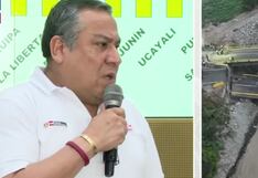 Gustavo Adrianzén atribuye colapso del puente Chancay a su antigüedad y las lluvias