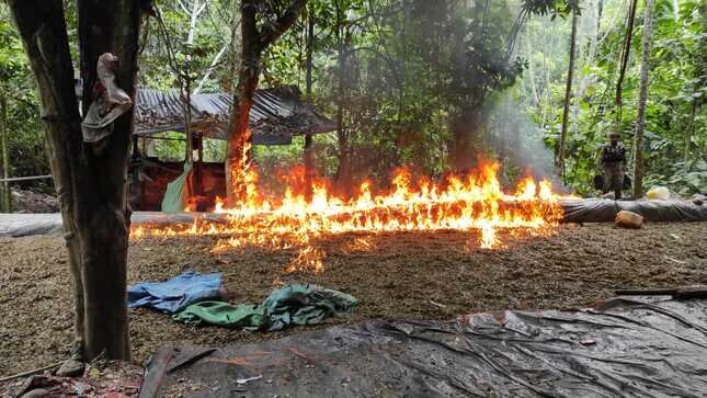 Investigan a "narcos" tras hallazgo de laboratorios de cocaína en Ayacucho