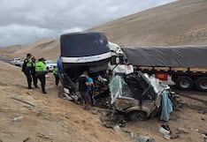 Choque múltiple deja 4 muertos y 10 heridos en la Panamericana Sur en Camaná (VIDEO)