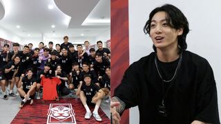 Jungkook visitó y alentó a la selección de Corea del Sur antes de su show en el Mundial Qatar 2022