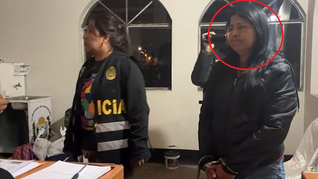 Dircote y Diviac detiene a presidenta y dirigentes del frente de defensa de Ayacucho
