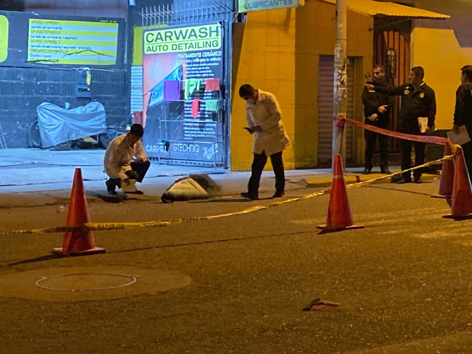 Sicarios mataron a dos venezolanos en Arequipa, en el distrito de Miraflores (Foto: Juan Guillermo Mamani/@photo.gec)