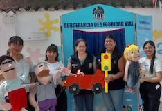 Seguridad vial: aprenden con títeres en Trujillo