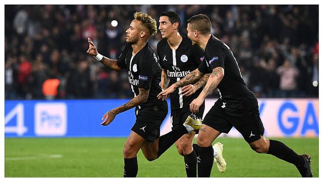 ​Neymar hizo un 'hat trick' en victoria de PSG sobre Estrella Roja (VIDEO|)