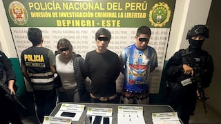 Trujillo: cae clan familiar en posesión de dinamita y celulares usados en extorsión