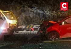 La Oroya: Cinco heridos deja choque en la Carretera Central