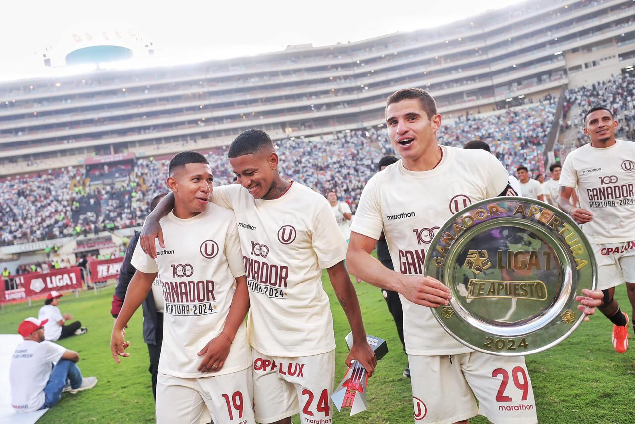 Así, la “U” se proclamó campeón del Torneo Apertura. (Foto: Joel Alonzo /@photo.gec)