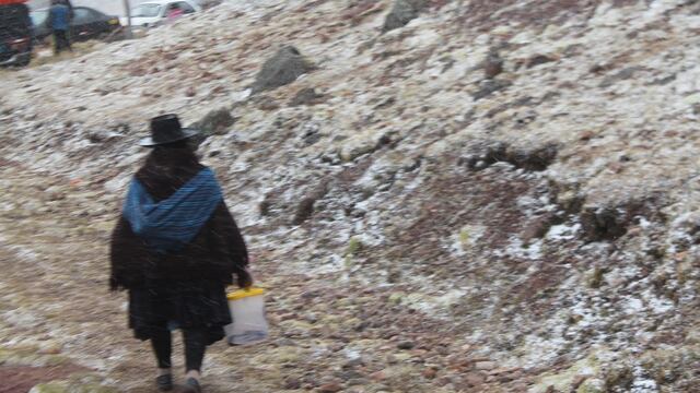 Emiten recomendaciones para evitar enfermar con el frío intenso en Huancavelica