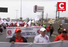 Trabajadores de Construcción Civil se movilizan en Lima exigiendo medidas contra la inseguridad