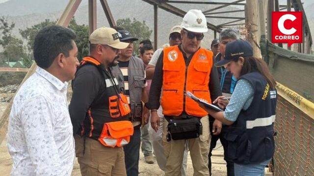 Ministerio Público inicia acción preventiva por riesgo de derrumbe en puentes de Chosica y Chaclacayo