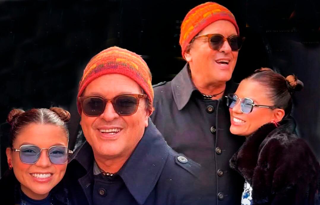 Briela Cirilo, integrante de la agrupación Corazón Serrano con Carlos Vives.