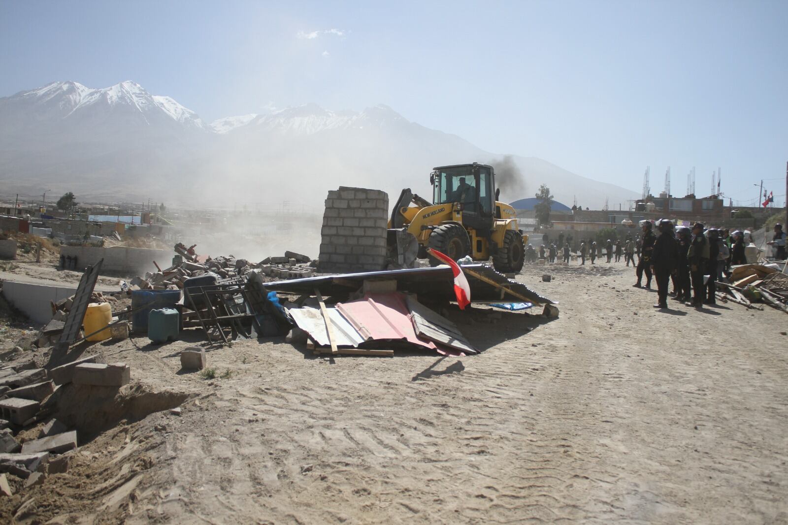 Ocupaban un área de alto riesgo no mitigable. (Foto: Difusión)