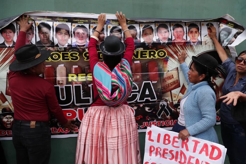 Seguidores de Pedro Castillo