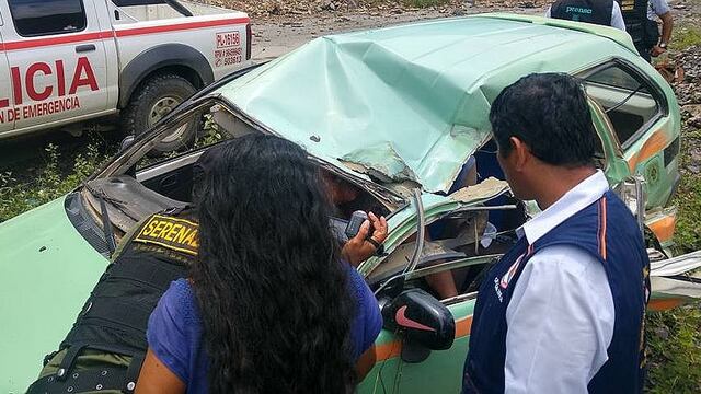 Enorme roca aplasta y mata a conductor en Cusco