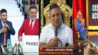 César Acuña, Arturo Fernández y otros políticos de La Libertad pasaron por el programa de Andrés Hurtado