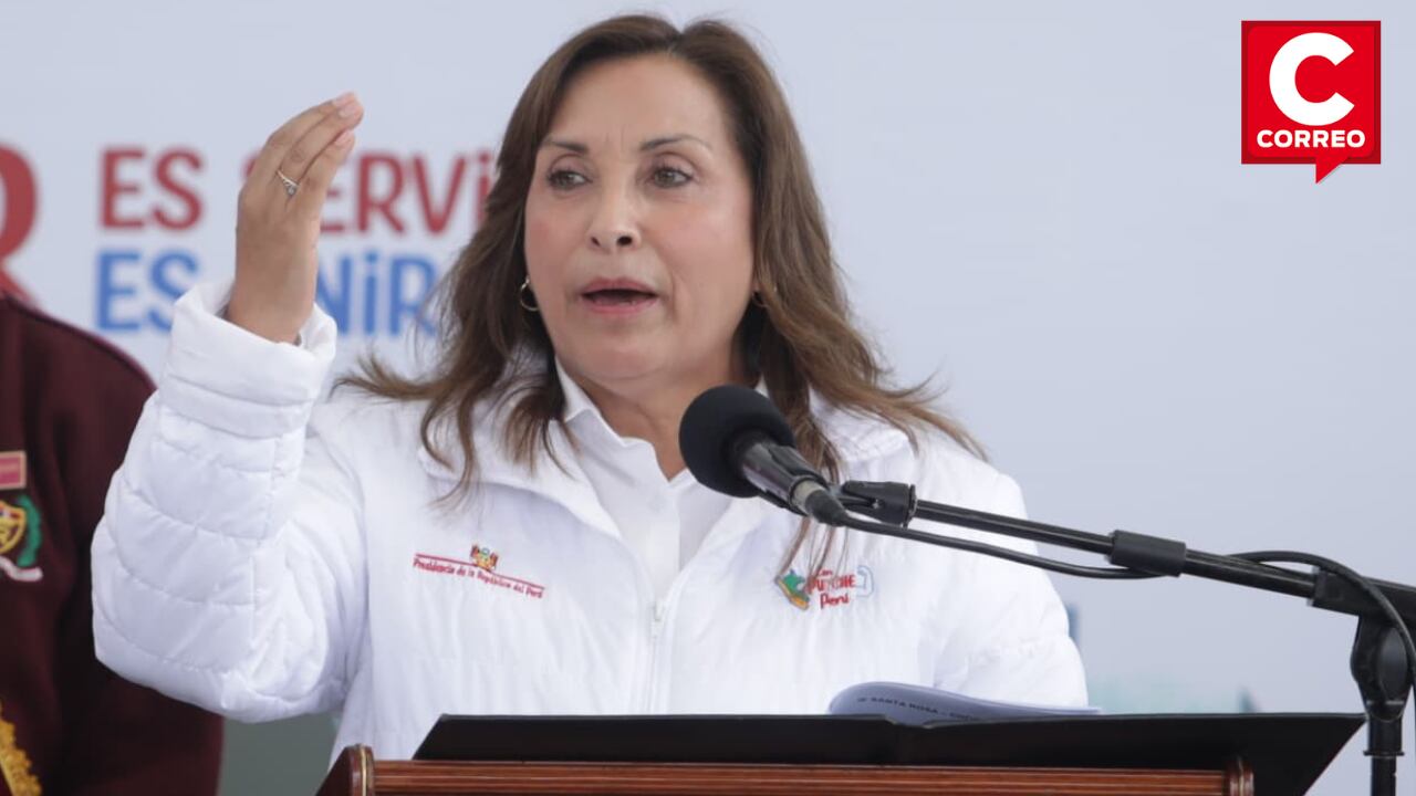 Dina Boluarte. (Foto: Britanie Arroyo @photo.gec)